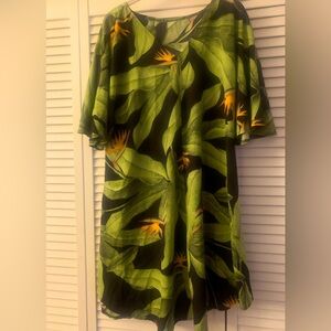 Vibrant Tropical Kaftan/Cover-Up